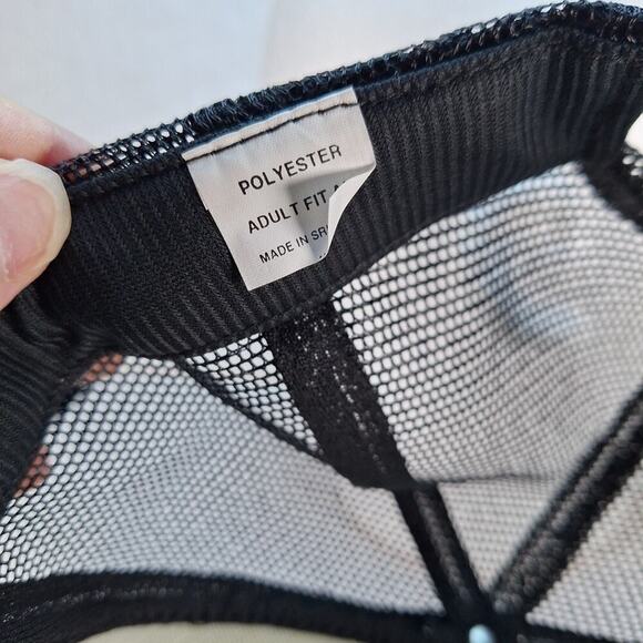 Vintage Funny Liquor Trucker Hat Cap Mesh Snapback Black "Don't Drink And Drive" - Picture 8 of 8